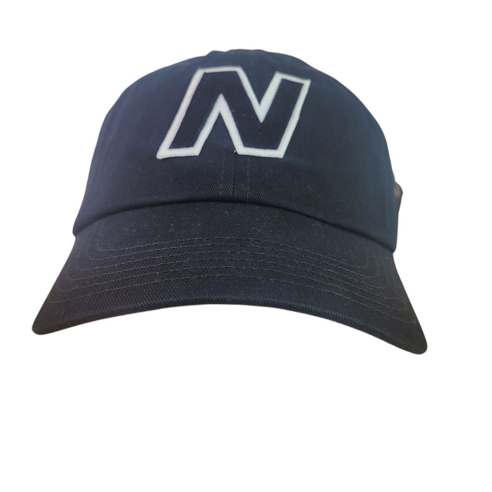 New Balance V990 Block‎ N Curved Brim Snapback Hat Black Color One Size OS